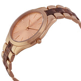 Buy Shop Michael Kors Slim Runway Rose Gold Dial Two Tone Steel Strap Watch for Women - MK4294 USA Online