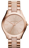 Buy Shop Michael Kors Slim Runway Rose Gold Dial Two Tone Steel Strap Watch for Women - MK4294 USA Online