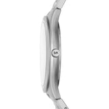 Buy Shop Michael Kors Slim Runway Silver Dial Silver Steel Strap Watch For Women - MK4502 USA Online