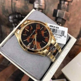 Buy Shop Michael Kors Slim Runway Tortoise Shell Dial Two Tone Steel Strap Watch for Women - MK4284 USA Online
