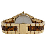 Buy Shop Michael Kors Slim Runway Tortoise Shell Dial Two Tone Steel Strap Watch for Women - MK4284 USA Online