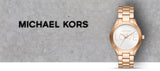 Buy Shop Michael Kors Slim Runway White Dial Rose Gold Steel Strap Watch For Women - MK3804 USA Online