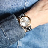 Buy Shop Michael Kors Slim Runway White Dial Two Tone Steel Strap Watch for Women - MK3204 USA Online