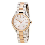 Buy Shop Michael Kors Slim Runway White Dial Two Tone Watch for Women - MK3204B USA Online