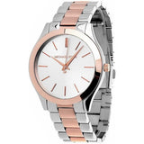 Buy Shop Michael Kors Slim Runway White Dial Two Tone Watch for Women - MK3204B USA Online