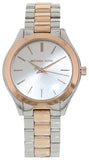 Buy Shop Michael Kors Slim Runway White Dial Two Tone Watch for Women - MK3204B USA Online