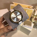 Buy Shop Michael Kors Slim Runway White Dial White Leather Strap Watch For Women - MK2273 USA Online