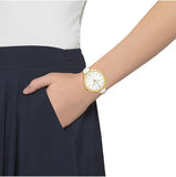 Buy Shop Michael Kors Slim Runway White Dial White Leather Strap Watch For Women - MK2273 USA Online