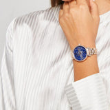Buy Shop Michael Kors Sofie Analog Quartz Blue Dial Rose Gold Steel Strap Watch For Women - MK3971 USA Online