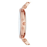Buy Shop Michael Kors Sofie Analog Quartz Blue Dial Rose Gold Steel Strap Watch For Women - MK3971 USA Online