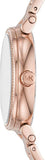 Buy Shop Michael Kors Sofie Analog Quartz Blue Dial Rose Gold Steel Strap Watch For Women - MK3971 USA Online