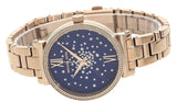 Buy Shop Michael Kors Sofie Analog Quartz Blue Dial Rose Gold Steel Strap Watch For Women - MK3971 USA Online
