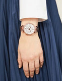 Buy Shop Michael Kors Sofie Chronograph Mother of Pearl White Dial Rose Gold Steel Strap Watch For Women - MK6576 USA Online
