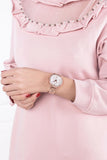 Buy Shop Michael Kors Sofie Chronograph Mother of Pearl White Dial Rose Gold Steel Strap Watch For Women - MK6576 USA Online