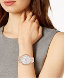 Buy Shop Michael Kors Sofie Chronograph Mother of Pearl White Dial Rose Gold Steel Strap Watch For Women - MK6576 USA Online