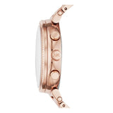 Buy Shop Michael Kors Sofie Chronograph Mother of Pearl White Dial Rose Gold Steel Strap Watch For Women - MK6576 USA Online