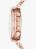 Buy Shop Michael Kors Sofie Chronograph Mother of Pearl White Dial Rose Gold Steel Strap Watch For Women - MK6576 USA Online