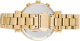 Buy Shop Michael Kors Sofie Chronograph Quartz Gold Dial Gold Steel Strap Watch For Women - MK6559 USA Online