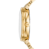 Buy Shop Michael Kors Sofie Chronograph Quartz Gold Dial Gold Steel Strap Watch For Women - MK6559 USA Online