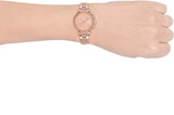 Buy Shop Michael Kors Sofie Chronograph Rose Gold Dial Rose Gold Steel Strap Watch For Women - MK6560 USA Online