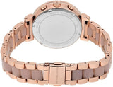 Buy Shop Michael Kors Sofie Chronograph Rose Gold Dial Rose Gold Steel Strap Watch For Women - MK6560 USA Online