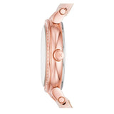 Buy Shop Michael Kors Sofie Chronograph Rose Gold Dial Rose Gold Steel Strap Watch For Women - MK6560 USA Online