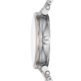 Buy Shop Michael Kors Sofie Chronograph White Dial Two Tone Steel Strap Watch For Women - MK4353 USA Online