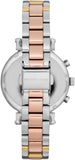 Buy Shop Michael Kors Sofie Chronograph White Dial Two Tone Steel Strap Watch For Women - MK6688 USA Online