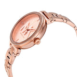 Buy Shop Michael Kors Sofie Quartz Rose Gold Dial Rose Gold Steel Strap Watch For Women - MK4335 USA Online