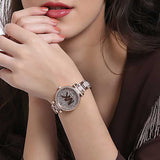 Buy Shop Michael Kors Sofie Quartz Crystals Crystals Rose Gold Dial Rose Gold Steel Strap Watch For Women - MK4336 USA Online