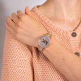 Buy Shop Michael Kors Sofie Quartz Crystals Crystals Rose Gold Dial Rose Gold Steel Strap Watch For Women - MK4336 USA Online
