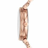 Buy Shop Michael Kors Sofie Quartz Crystals Crystals Rose Gold Dial Rose Gold Steel Strap Watch For Women - MK4336 USA Online