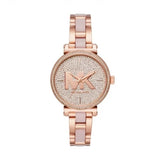 Buy Shop Michael Kors Sofie Quartz Crystals Crystals Rose Gold Dial Rose Gold Steel Strap Watch For Women - MK4336 USA Online