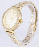 Buy Shop Michael Kors Sofie Quartz Gold Dial Gold Steel Strap Watch For Women - MK3881 USA Online