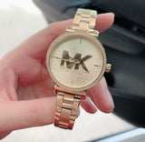 Buy Shop Michael Kors Sofie Quartz Gold Dial Gold Steel Strap Watch For Women - MK4334 USA Online
