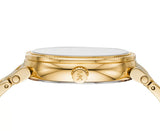 Buy Shop Michael Kors Sofie Quartz Gold Dial Gold Steel Strap Watch For Women - MK4334 USA Online