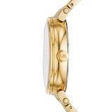 Buy Shop Michael Kors Sofie Quartz Gold Dial Gold Steel Strap Watch For Women - MK4334 USA Online