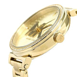 Buy Shop Michael Kors Sofie Quartz Gold Dial Gold Steel Strap Watch For Women - MK4334 USA Online