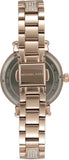 Buy Shop Michael Kors Sofie Quartz Rose Gold Dial Rose Gold Steel Strap Watch For Women - MK3882 USA Online