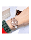 Michael Kors Sofie Quartz Rose Gold Dial Rose Gold Steel Strap Watch For Women - MK3882