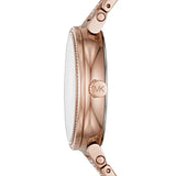 Buy Shop Michael Kors Sofie Quartz Rose Gold Dial Rose Gold Steel Strap Watch For Women - MK4354 USA Online