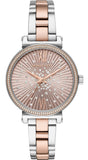 Buy Shop Michael Kors Sofie Quartz Rose Gold Dial Two Tone Steel Strap Watch For Women - MK3972 USA Online