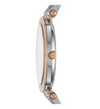 Buy Shop Michael Kors Sophie Chronograph Silver Dial Two Tone Steel Strap Watch For Women - MK3880 USA Online