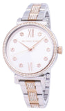 Buy Shop Michael Kors Sophie Chronograph Silver Dial Two Tone Steel Strap Watch For Women - MK3880 USA Online
