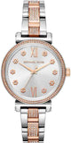 Buy Shop Michael Kors Sophie Chronograph Silver Dial Two Tone Steel Strap Watch For Women - MK3880 USA Online