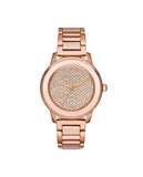 Buy Shop Michael Kors Kinley Rose Gold Dial Rose Gold Steel Strap Watch for Women - MK6210 USA Online