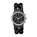 Buy Shop Michael Kors Ceramic Black Dial Black Steel Strap Watch for Women - MK5388 USA Online