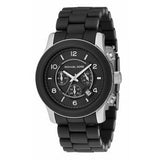 Buy Shop Michael Kors Runway Black Dial Black Rubber Strap Watch for Men - MK8107 USA Online