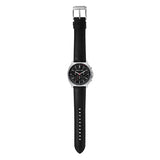 Buy Shop Michael Kors Sullivan Chronograph Black Dial Black Leather Strap Watch For Men - MK8997 USA Online