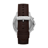 Buy Shop Michael Kors Sullivan Quartz Blue Dial Brown Leather Strap Watch For Men - MK8996 USA Online